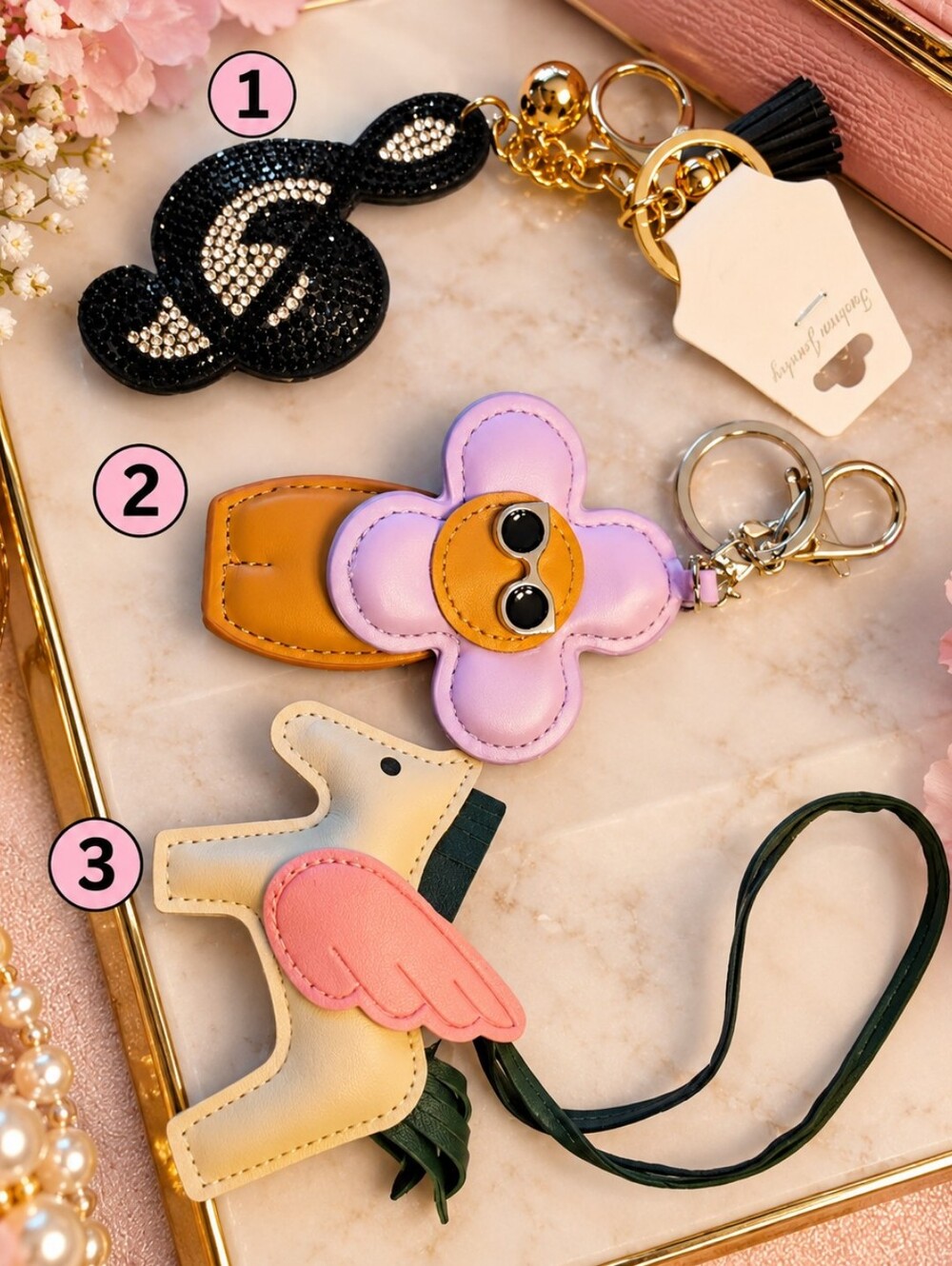 ✨ Cute Purse & Key Charms – Choose Your Favorite! ✨